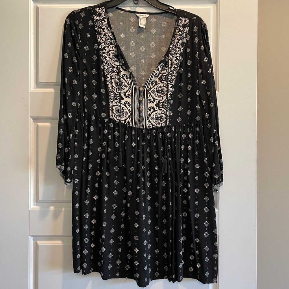 Black and White Dress